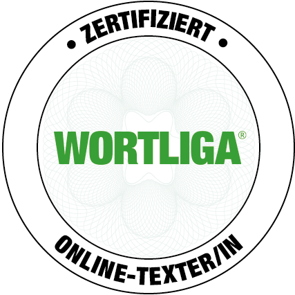 Zertifikat Wortliga Online-Texterin